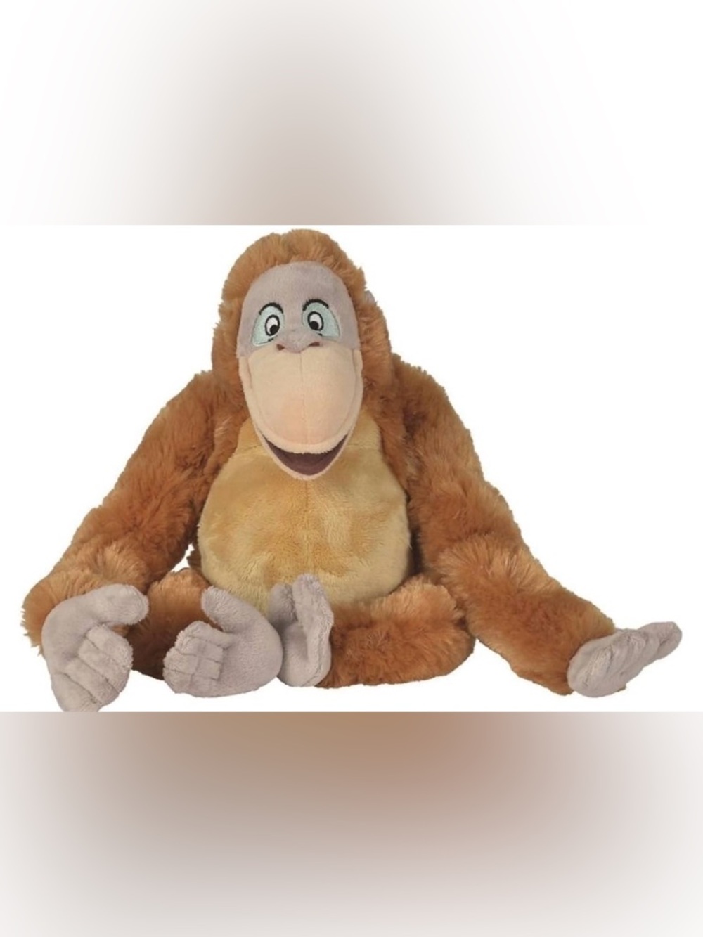 DISNEY - THE JUNGLE BOOK’S KING LOUIE - Orange Orangutan Plush